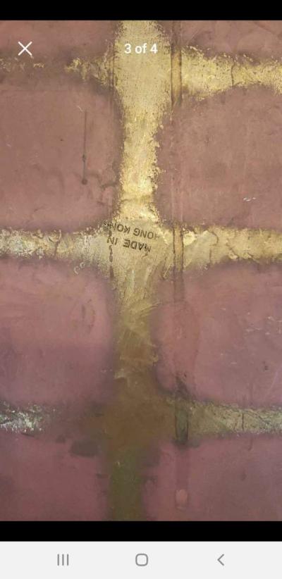 Vintage Brass Tray Tabletop - Thumbnail 3