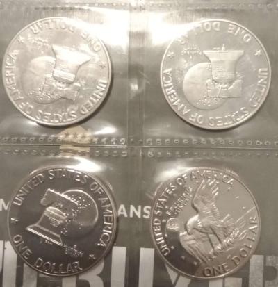 Eisenhower bicentennial dollars - Thumbnail 2