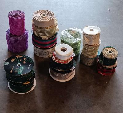 17 rolls of ribbon for diy projects - Thumbnail 2
