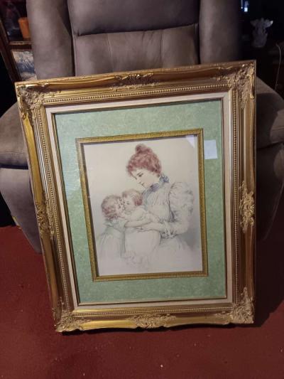 mother and children pictures frames