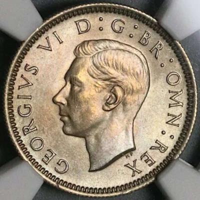 1951 George VI 6 Pence - Altamonte Springs, Florida