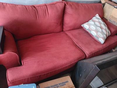 Red Sofa and Love Seat - Thumbnail 2