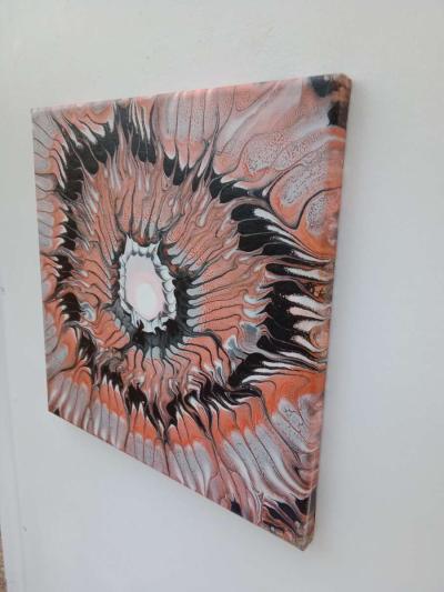 Arylic Painting on a 12 inch x 12 inch x 1 inch canvas - Thumbnail 5