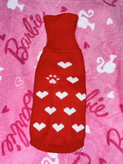 valentines sweater for dog or kitten brand new - Thumbnail 2