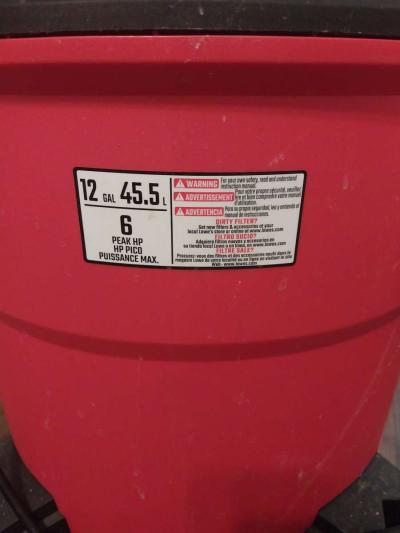 Craftsman 12 gallon wetdry vac - Thumbnail 3