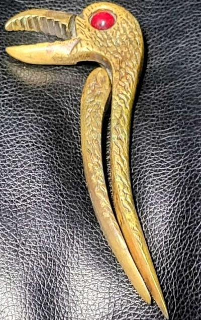 Antique Brass Nutcracker - Thumbnail 5