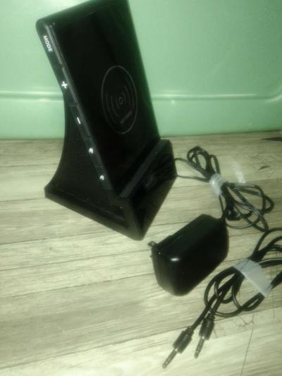 Bluetooth 50 Speaker Alarm Clock Mobile Phone Stand Wireless - Thumbnail 2