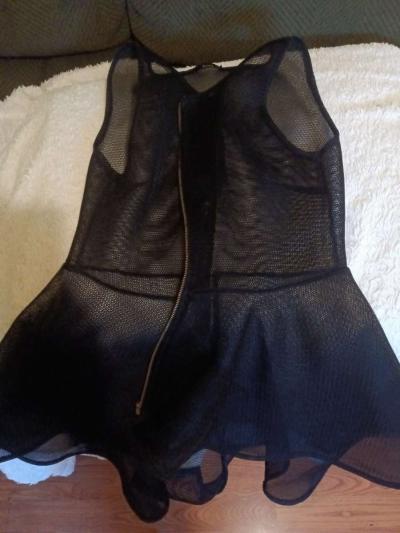 black mesh cover up - Thumbnail 3