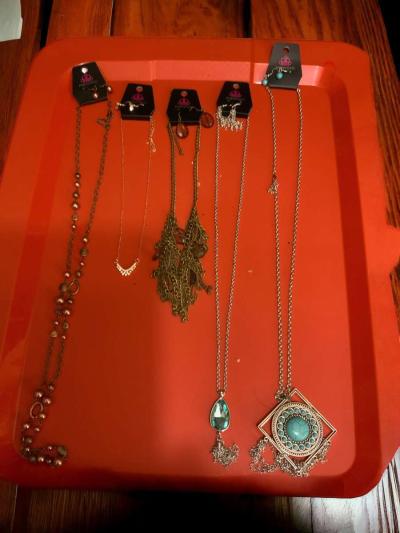 paparazzi bundle necklace w earrings bracelets new