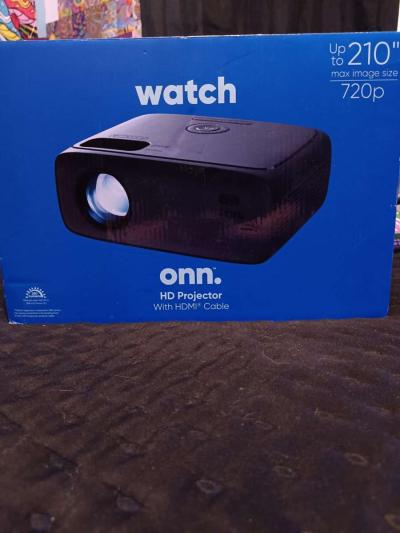 onn  HD Projector with HDMI Cable - Thumbnail 2