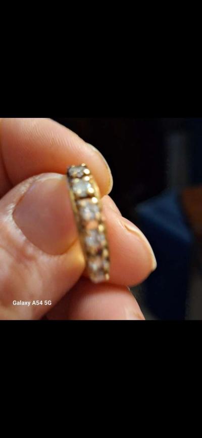diamond ring 1ct 7 stones - Thumbnail 2