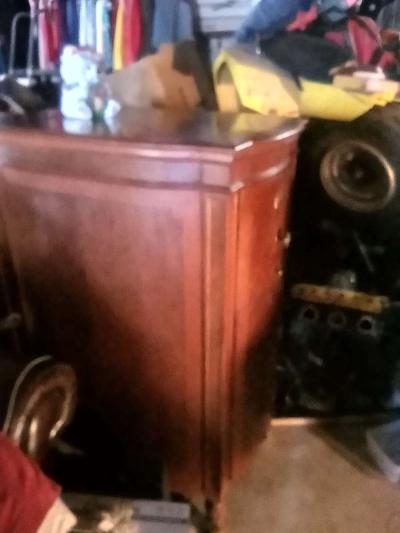 antique late 1800s tongue and groove file cabinet has 4 file - Thumbnail 4