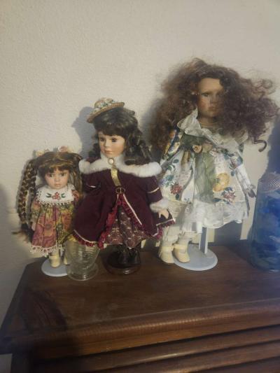 vintage antique porcelain dolls - Thumbnail 2