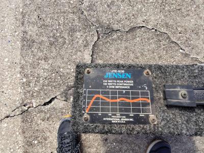 vintage Jensen jte 1030 portable car speakers - Thumbnail 2