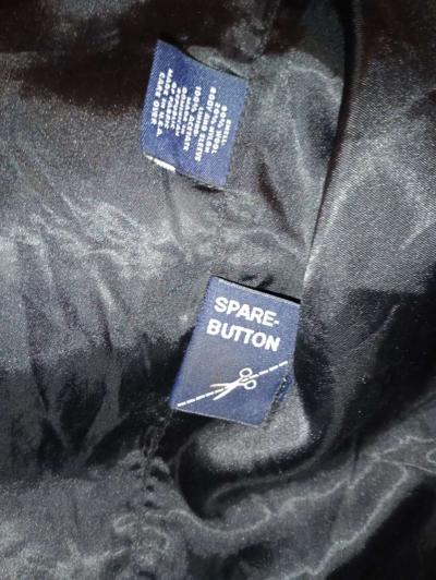 Wool Pea Coat Sz L - Thumbnail 6