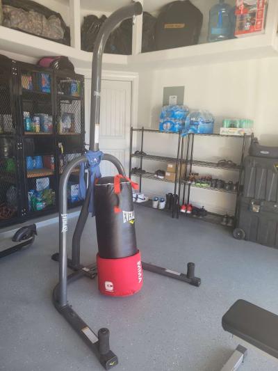 80lb MMA PunchingGround Fighting Bag AND Stand - Thumbnail 2