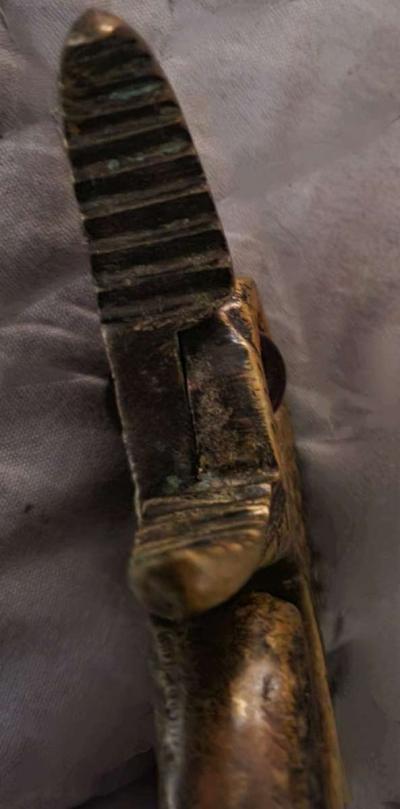 Antique Brass Nutcracker - Thumbnail 2