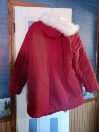 Red Lined Coat - Thumbnail 2