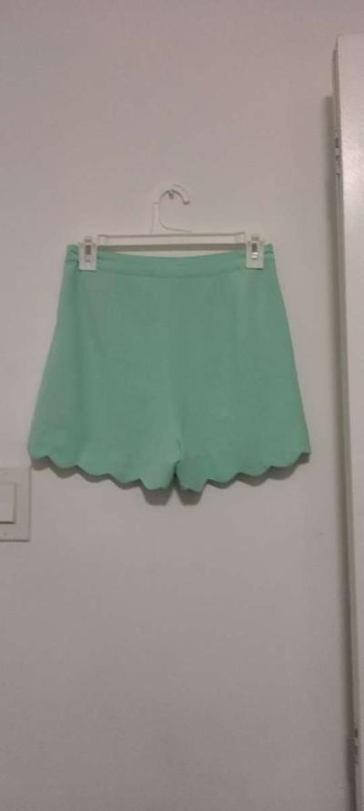 Double Zero Mint Scalloped Shorts - Thumbnail 4
