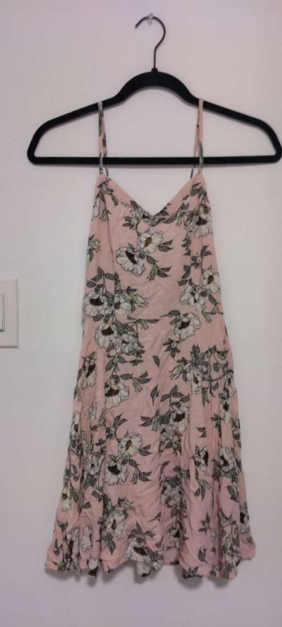 Cotton On Pink Floral Spaghetti Strap Dress - Thumbnail 2