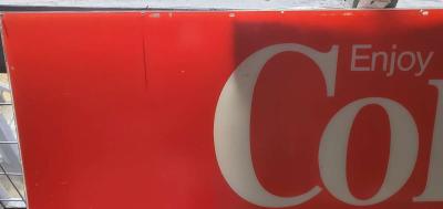Coca Cola Plastic Acrylic Sign  Approximately 46 x 16 - Thumbnail 5