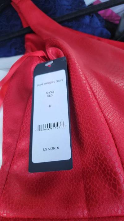 BeBe red snake skin dress - Thumbnail 3