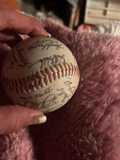 baseball signed by braves team owner - Thumbnail 5