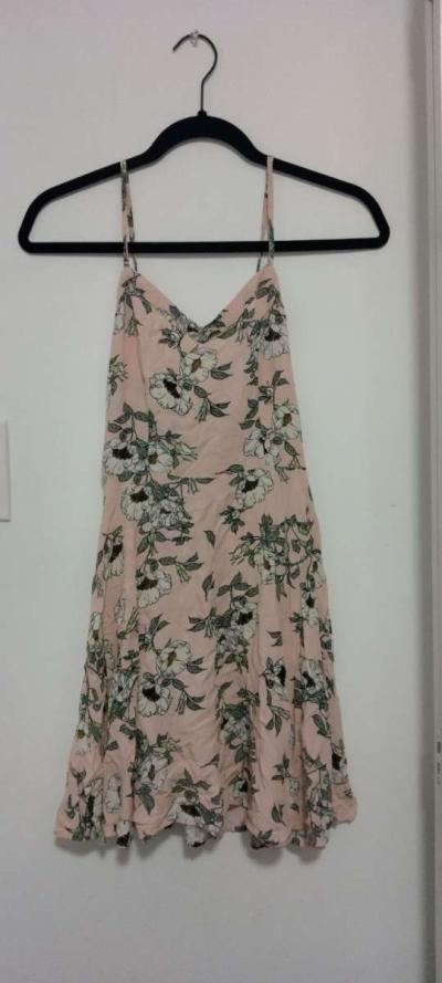 Cotton On Pink Floral Spaghetti Strap Dress - Los Angeles, California
