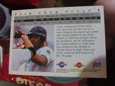 Pork Chop Pough Baseball Card - Thumbnail 2