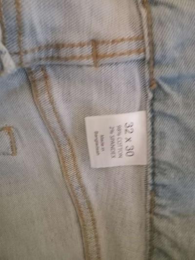 Mens Lightblue Jeans 32x30 - Thumbnail 3