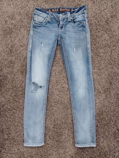 WOMENS ROCK REVIVAL JEANS ALL SZ 26 - Thumbnail 5