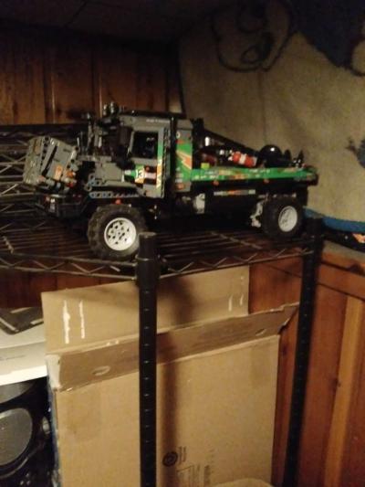 remote control Lego fourwheel Lego truck