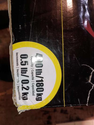 Rubbermaid digital scale 400 lb - Thumbnail 2