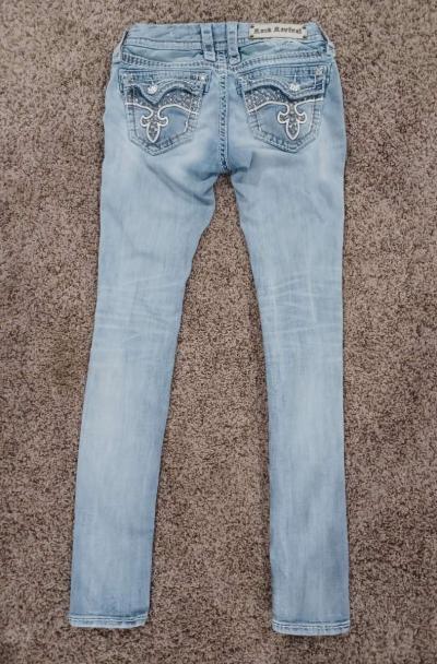 WOMENS ROCK REVIVAL JEANS ALL SZ 26 - Thumbnail 2