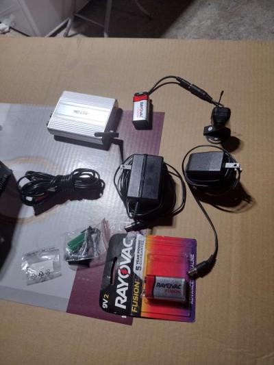 mini wireless spy cam and plug in receiver - Thumbnail 2