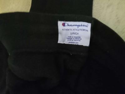 Mens Small Black Champion Jogger Sweats - Thumbnail 2