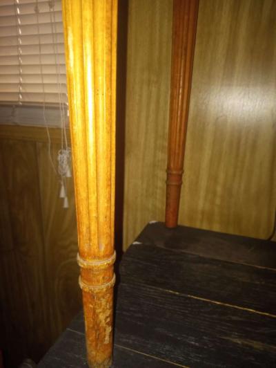 Set of antique wooden end tables with drawer - Yucaipa, California