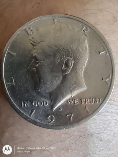 1971 D half dollar - Adelanto, California