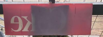 Coca Cola Plastic Acrylic Sign  Approximately 46 x 16 - Thumbnail 2