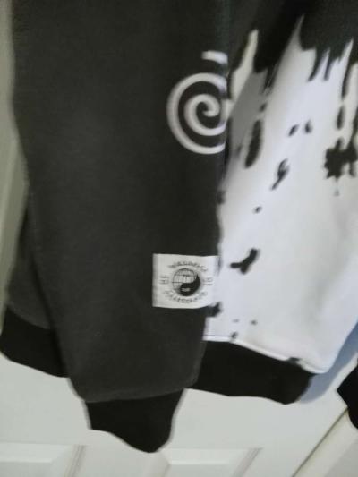Mens Small BlackWhite Karma Hoodie - Thumbnail 4