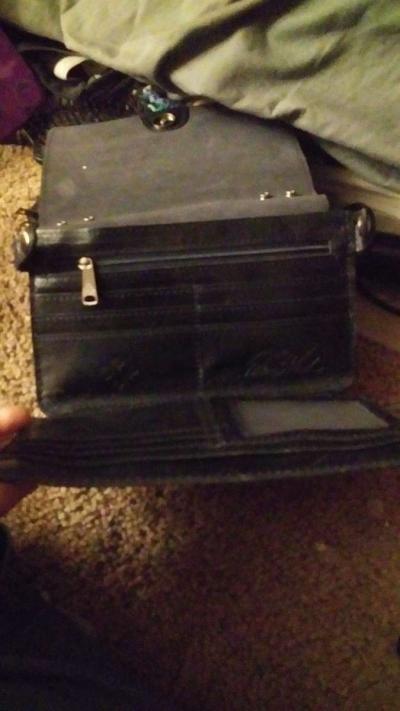 leather hand purse - Thumbnail 3