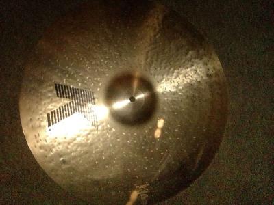 like new 20 inch Zildjian K custom dark ride cymbal - Thumbnail 2