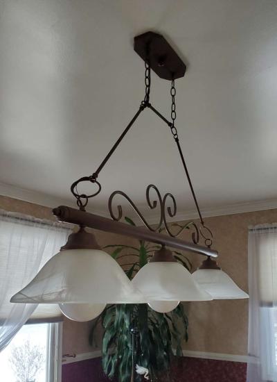 Pool Table Light Fixtures with 2 bulbs Only available - Thumbnail 2