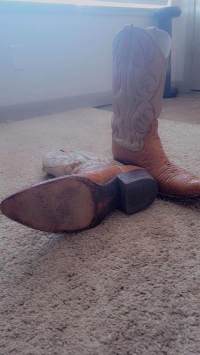 Real Italian Leather and Rattlesnake Boots - Thumbnail 6