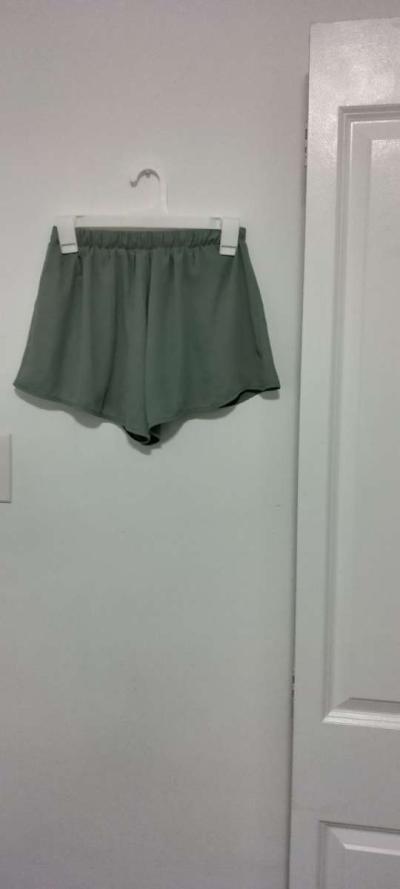 Loose Fitting High Waist Shorts - Thumbnail 2