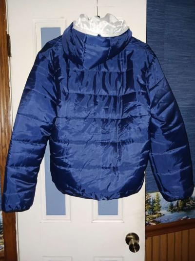 Blue Puffer Coat - Thumbnail 2