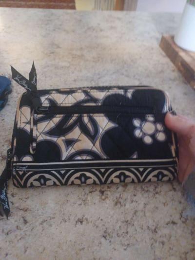 black flower wellet - Thumbnail 2