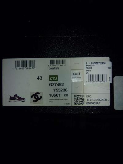 New Chanel Calfskin Mesh and Suede Calfskin White Shoes - Thumbnail 2