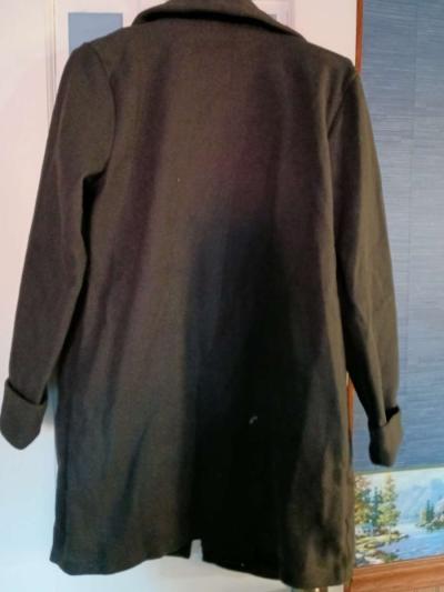 Pea Coat Style Overcoat - Thumbnail 2