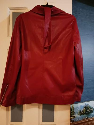 Red Leather Jacket - Thumbnail 2